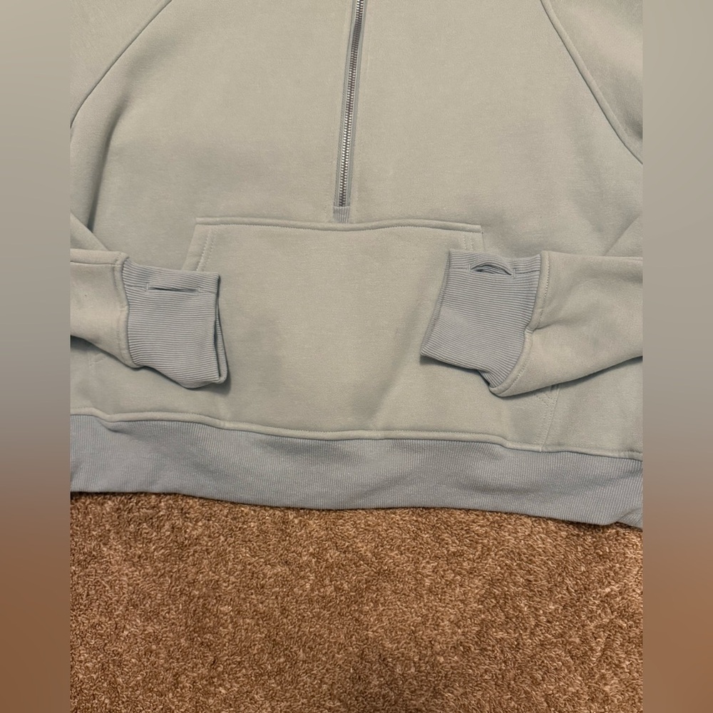 Women's Half-Zip Sweatshirt - Picture 4 of 6